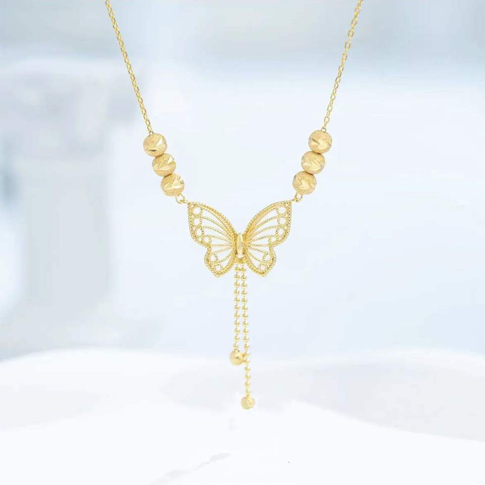 Gold plated Butterfly Necklace for Women