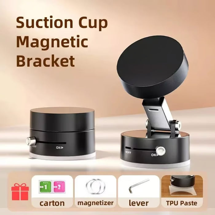 Foldable Vacuum Magnetic Car Phone Holder