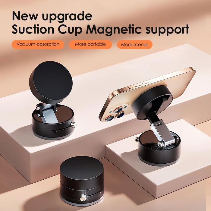 Foldable Vacuum Magnetic Car Phone Holder