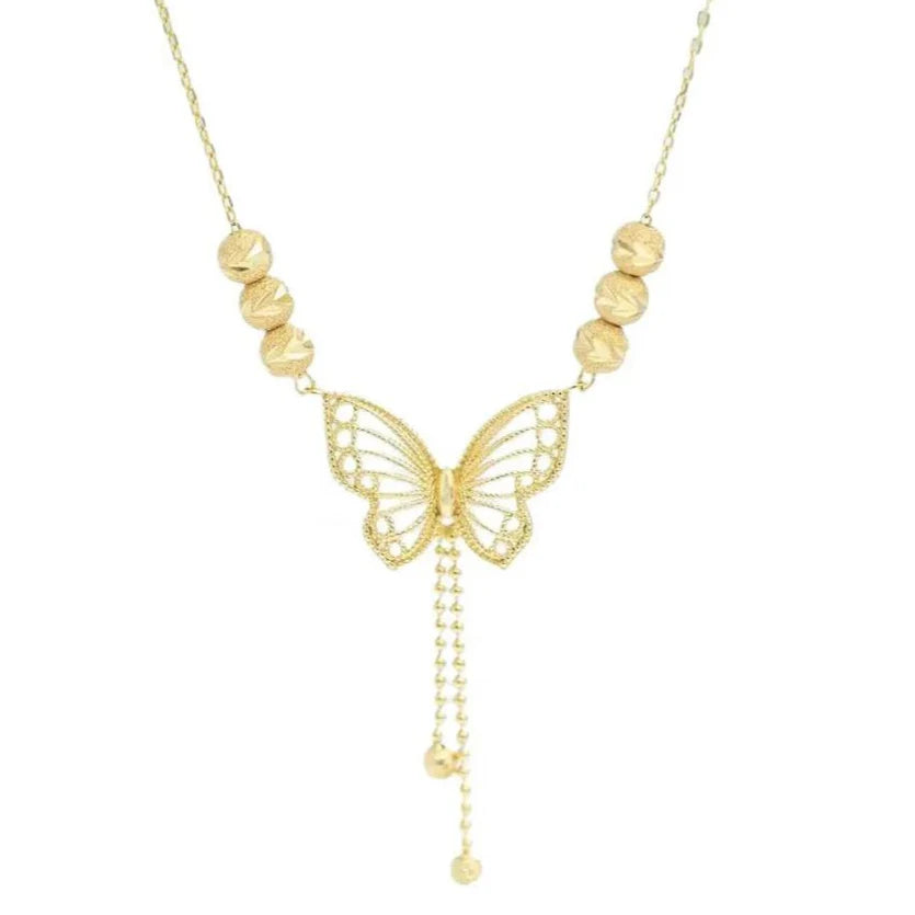 Gold plated Butterfly Necklace for Women